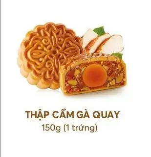 Hình ảnh Bánh Trung Thu Thọ Phát - Thập Cẩm Gà Quay 1 Trứng