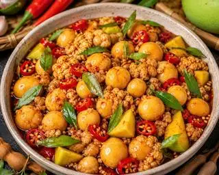 Hình ảnh Trứng Non Ngâm Mắm Me