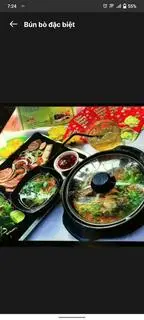 Hình ảnh Bún bò đặc biệt thố đất