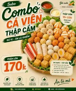 Hình ảnh COMBO CÁ VIÊN THẬP CẨM PHẦN LỚN