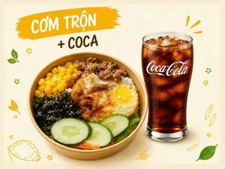 Hình ảnh Combo Cơm Trộn + Coca