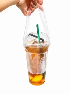 Hình ảnh trà đào hạt chia