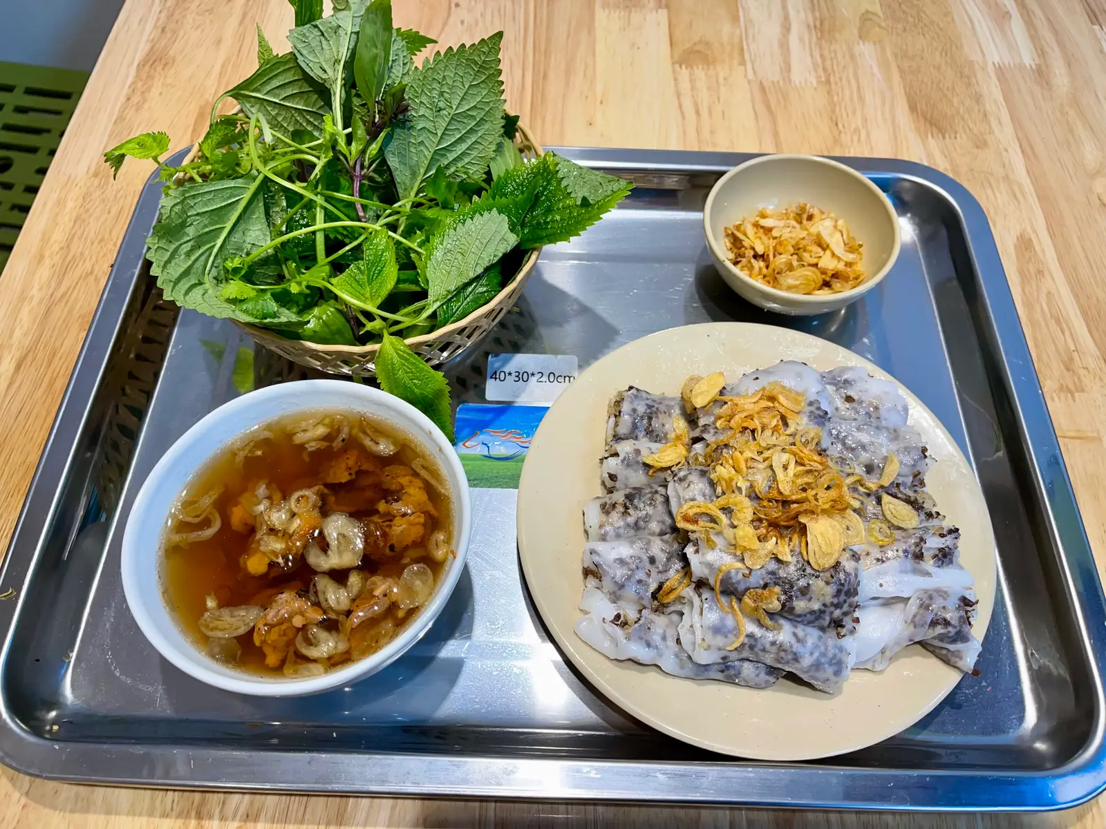 Hình ảnh Bánh cuốn thịt nướng