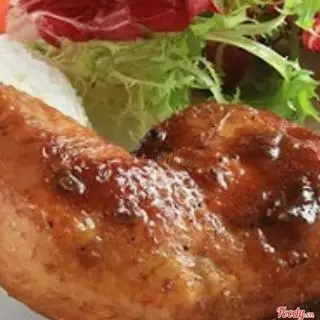 Hình ảnh Cơm gà xối mỡ đùi lớn