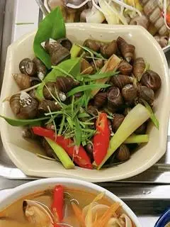 Hình ảnh Ốc Vặn Hấp Sả