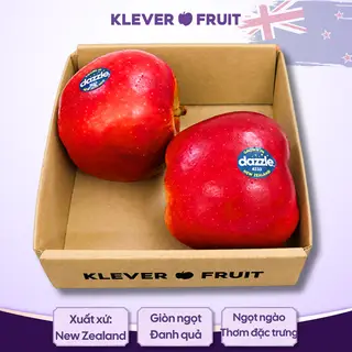 Hình ảnh Táo Dazzle New Zealand - Khay 02 quả ~0.62kg - New Zealand Apples - Klever Fruit