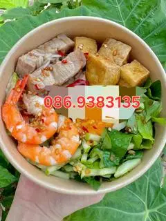 Hình ảnh BÚN THỊT LUỘC ĐẬU HŨ RAU SỐNG 