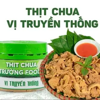 Hình ảnh thịt chua trường foods vị truyền thống( tặng kèm lá sung )