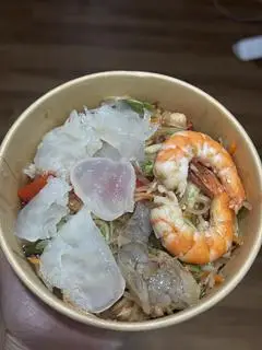 Hình ảnh Đu Đủ Mắm Thái 3 tôm mix sứa 
