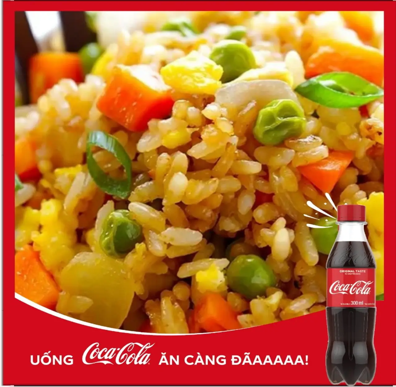 Hình ảnh Cơm rang thập cẩm + coca/sprite