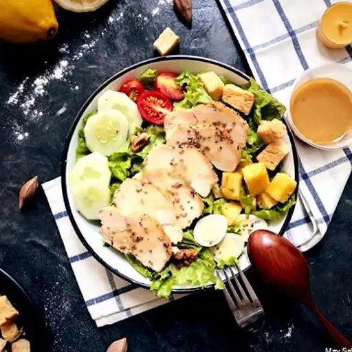 Hình ảnh Chicken Ceasar Mustard Salad - 250Kcal