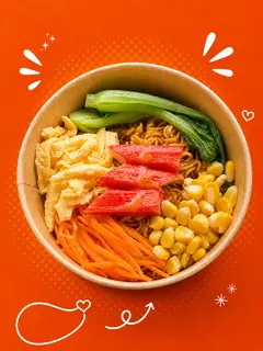 Hình ảnh Mì trộn thanh cua