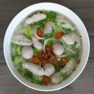 Hình ảnh Bánh Canh Cá Thác Lác + Mọc ( Bột Gạo)