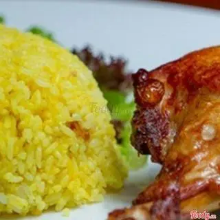 Hình ảnh Cơm gà đùi tỏi