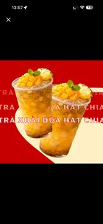 Hình ảnh [1 LÍT] Trà Xoài Dứa Hạt Chia