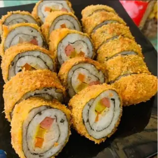 Hình ảnh combo 2c Kimbap chiên (6 miếng 1c)