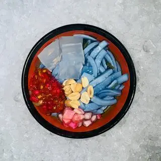 Hình ảnh DỪA NON HOA ĐẬU BIẾC