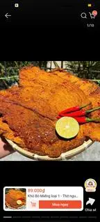 Hình ảnh Khô Bò Tảng ( 300g )
