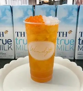 Hình ảnh Trà Đào Thuỷ Tinh Dừa