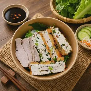 Hình ảnh Bún thịt luộc truyền thống 