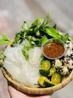 Hình ảnh Bánh tráng chấm
