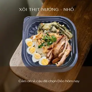 Hình ảnh Xôi thịt nướng thơm lừng - nhỏ