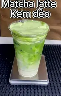 Hình ảnh matcha latte kem dẻo 