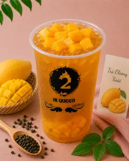Hình ảnh Trà Olong Xoài Nhiệt Đới