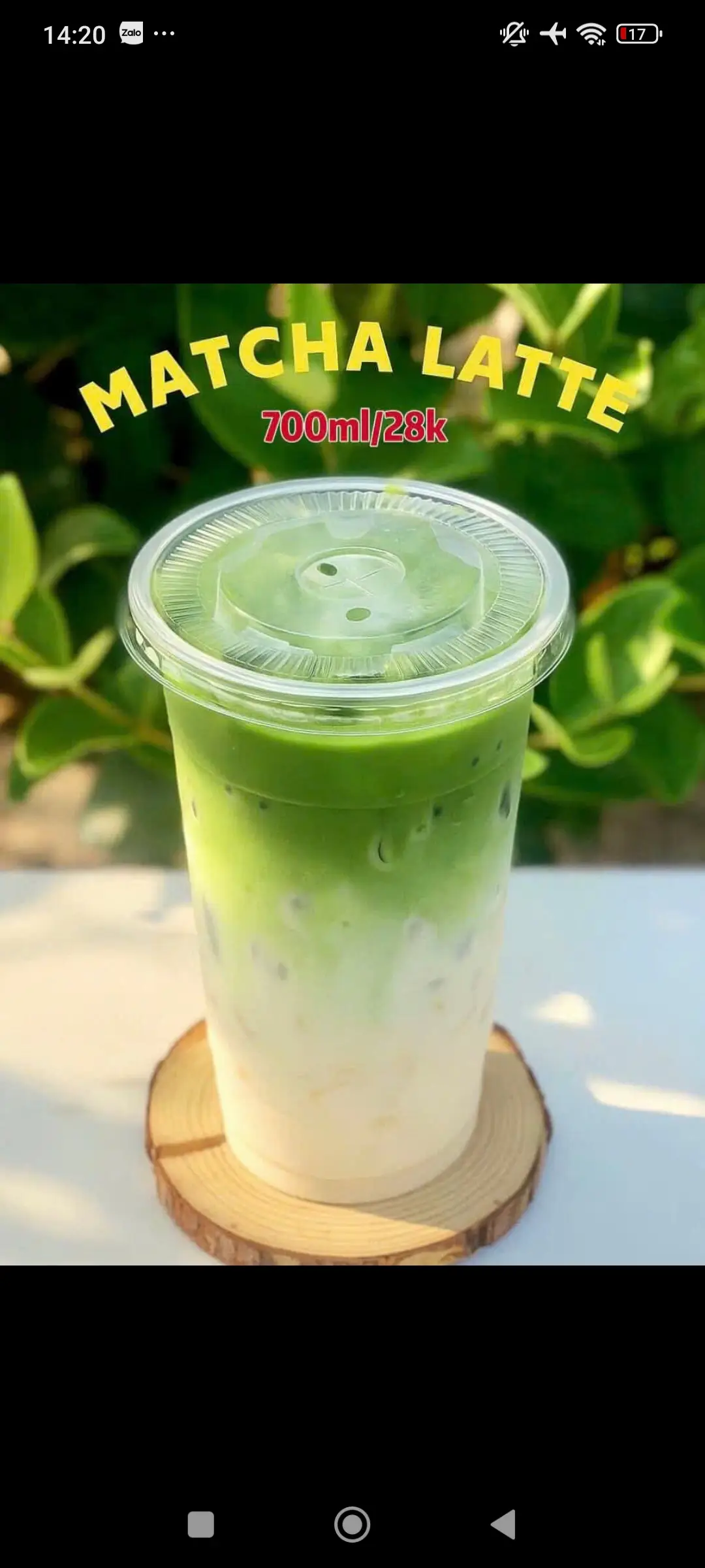 Hình ảnh Matcha sữa tươi 700ml