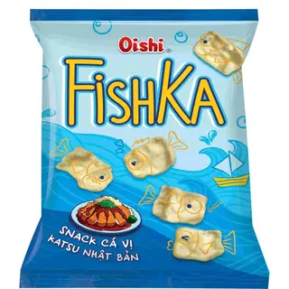 Hình ảnh Bánh snack OISHI FISHKA snack cá gói 32g