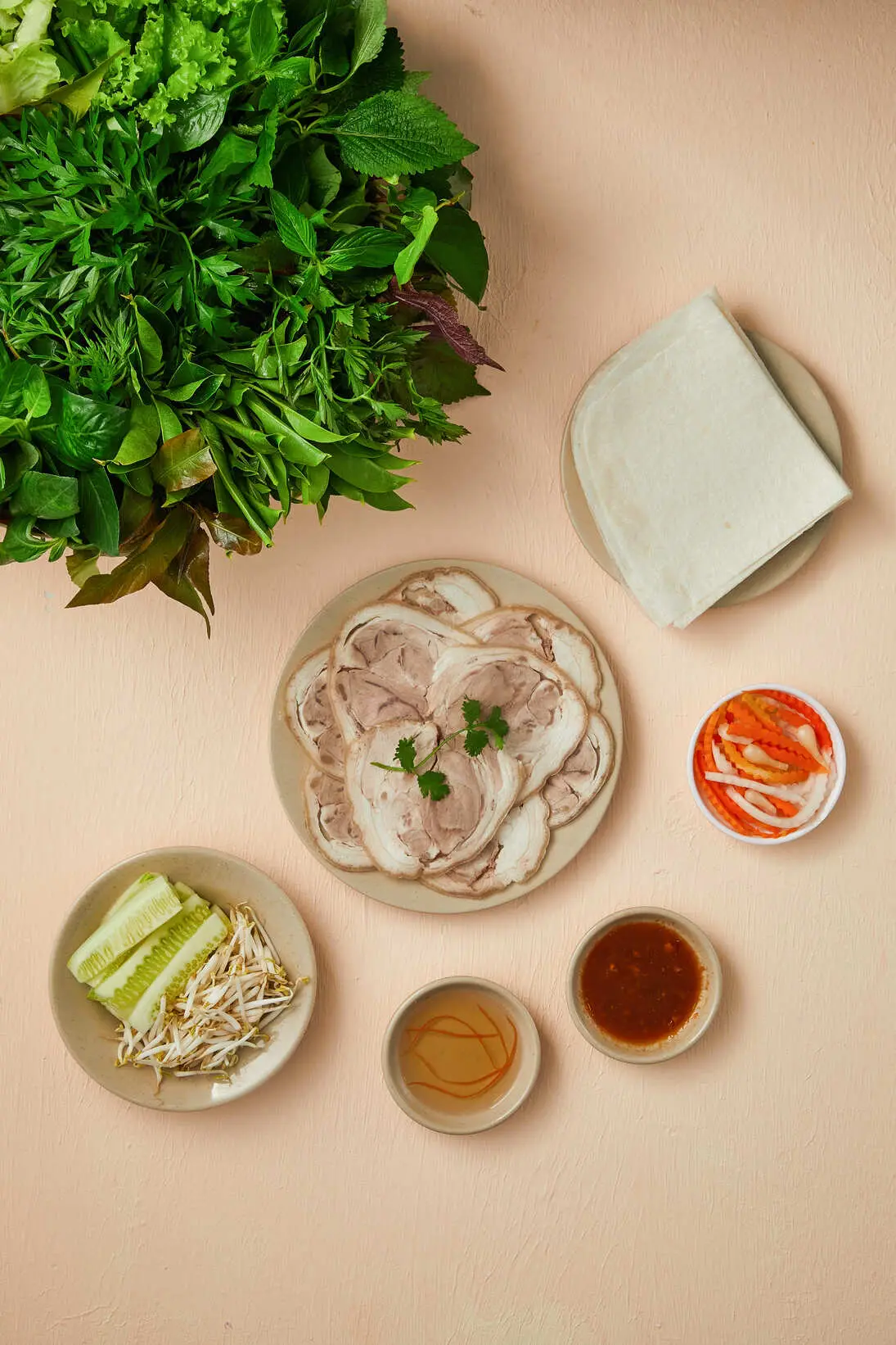 Hình ảnh Bánh Tráng Thịt Bắp - 2 Người