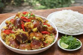Hình ảnh Bún giò heo giả cây