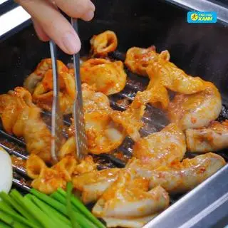 Hình ảnh Mẹt Lòng heo nướng nghệ