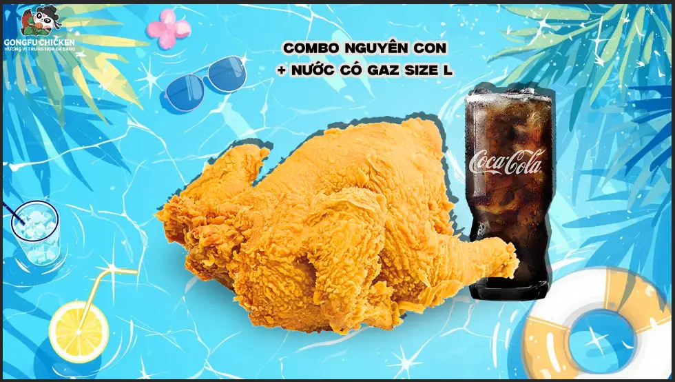 Hình ảnh Combo nguyên con + coca L