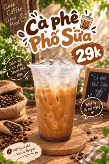 Hình ảnh Cafe phố sữa