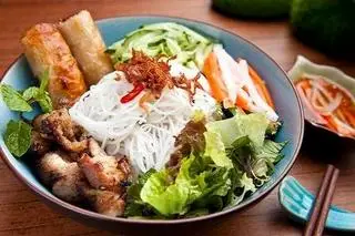Hình ảnh Bún nem nướng chả giò