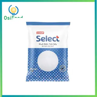 Hình ảnh Muối biển tinh sấy CoopSelect 1kg