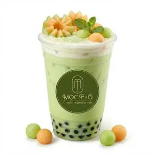 Hình ảnh Trà sữa dưa lưới - fresh melon