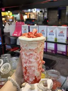Hình ảnh Sữa dâu sấy kem cheese