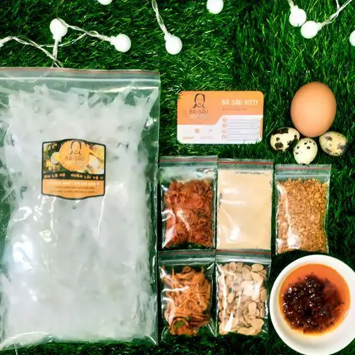 Hình ảnh Bánh tráng túi muối tỏi