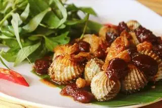 Hình ảnh Sò Huyết XÀO Me 