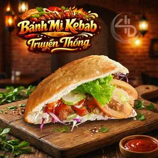 Hình ảnh Bánh Kebab Truyền Thống 