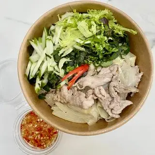 Hình ảnh Bún gạo lứt - heo xào