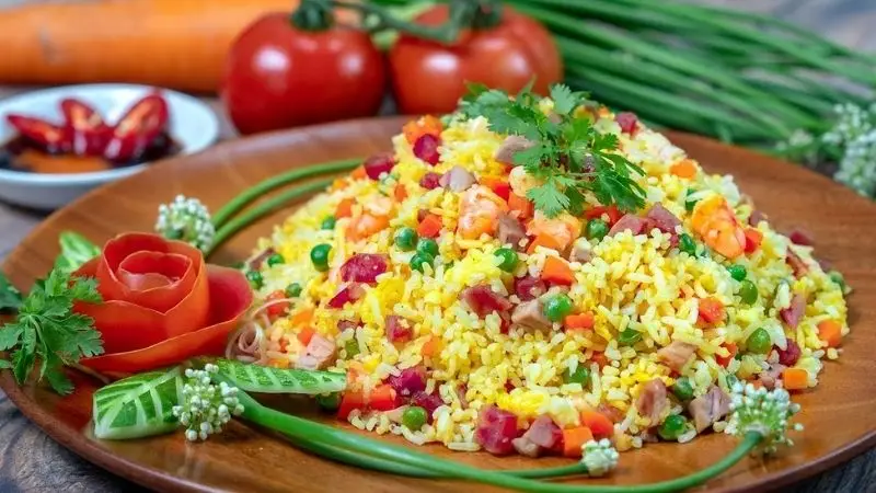 Hình ảnh cơm chiên dương châu hải sản
