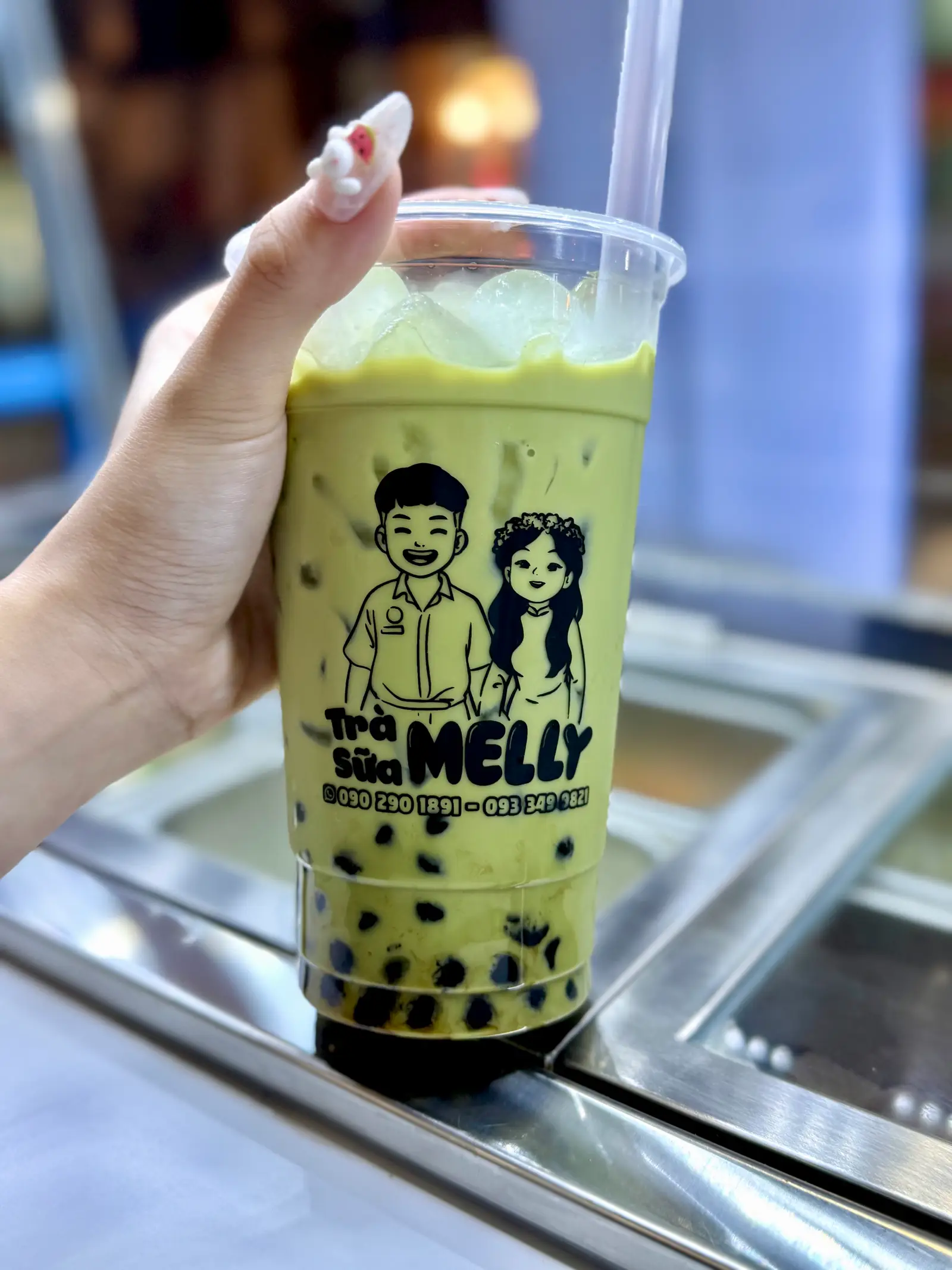 Hình ảnh Trà sữa Thái xanh