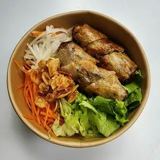 Hình ảnh Bún trộn nem rán