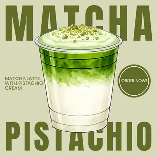 Hình ảnh Matcha Kem Dẻ Cười