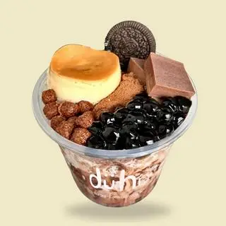 Hình ảnh Milo Dầm Đủ Đầy (có bánh Flan) - size thố