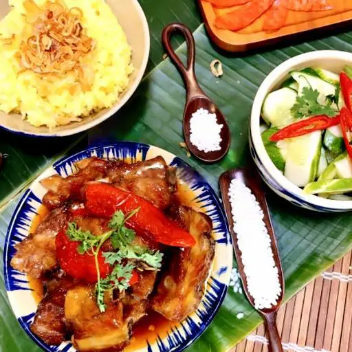 Hình ảnh Xôi sườn cay
