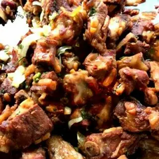 Hình ảnh Cơm sườn non ram mặn